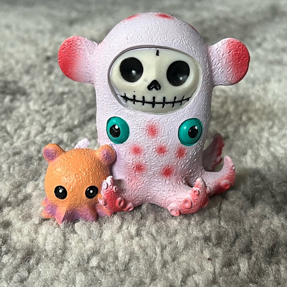 Pink Octopus furry bones - Picture 1 of 1
